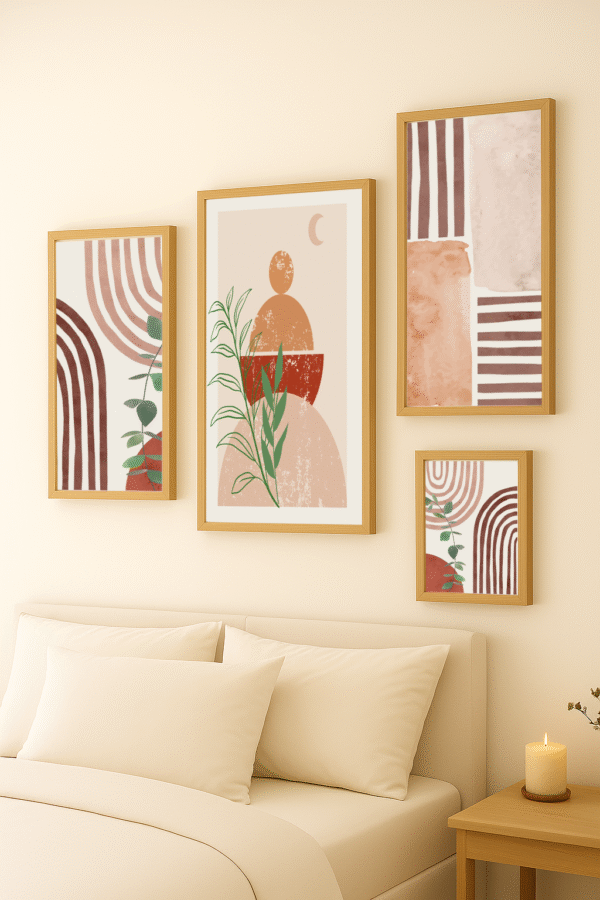 Retro Wall Art Set Vintage Music Inspired Printable Wall Art for Music Lovers & Home Decor
