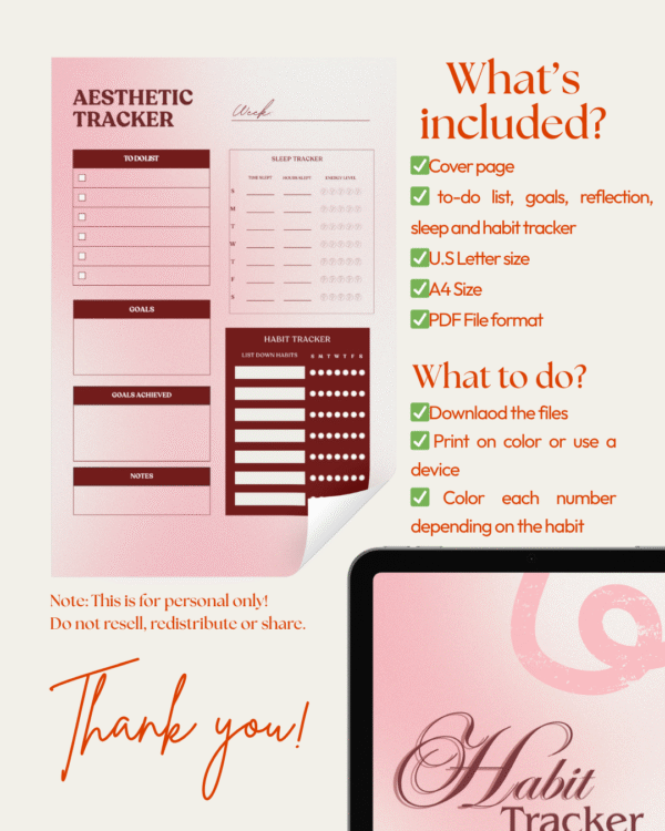 Aesthetic Tracker