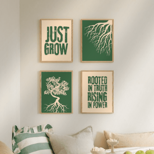 Rooted & Rising - Main mock up